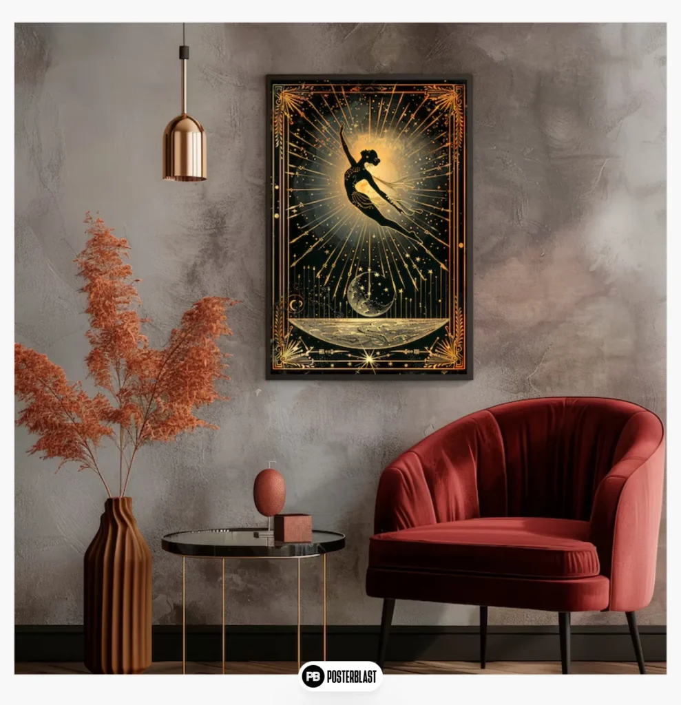 Art Deco Style Acrobat Dressing Room 1920 Decor