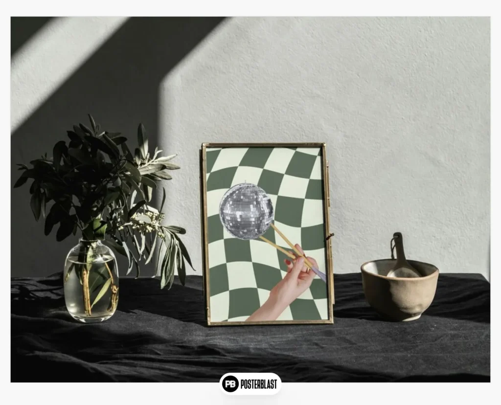 Retro Modern Art Deco Poster 