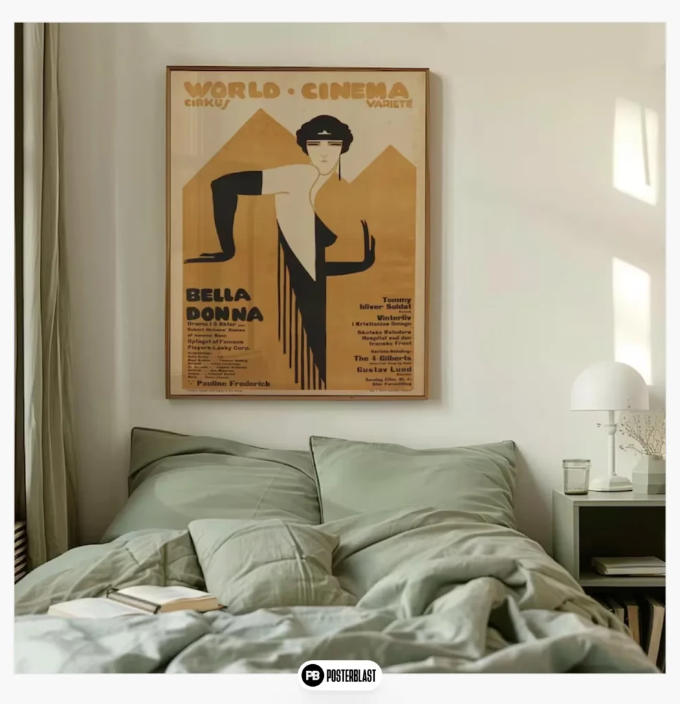 Vintage Art Deco Cinema Poster