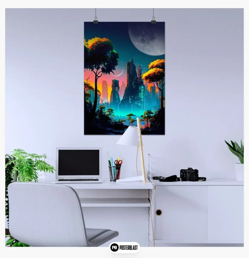 Surreal space collage