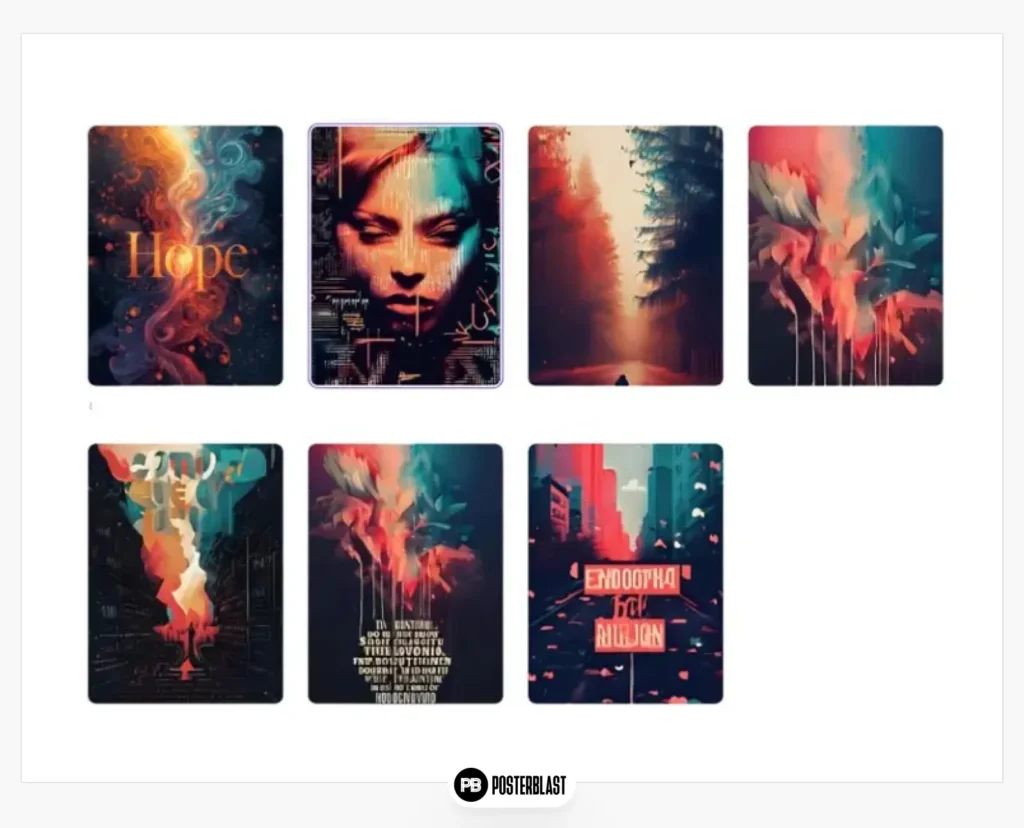 Cinematic surreal digital wall art