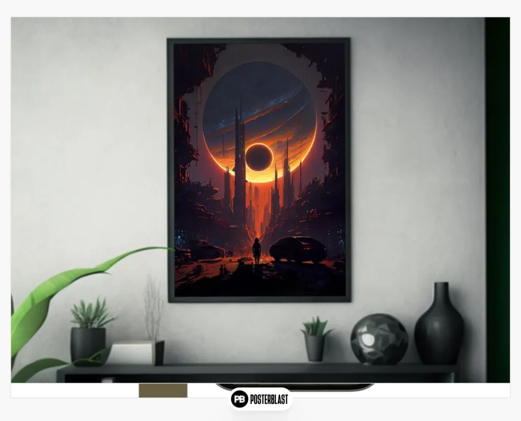 Futuristic Cyberpunk Cityscape 