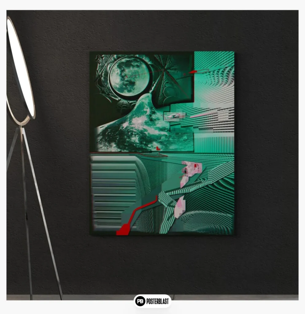 Cyberpunk Moon Poster