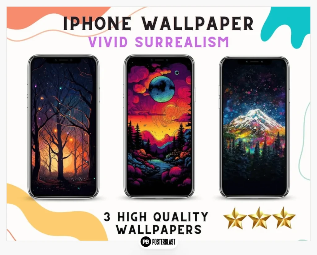 Vivid Surreal iPhone Wallpaper High Quality Digital