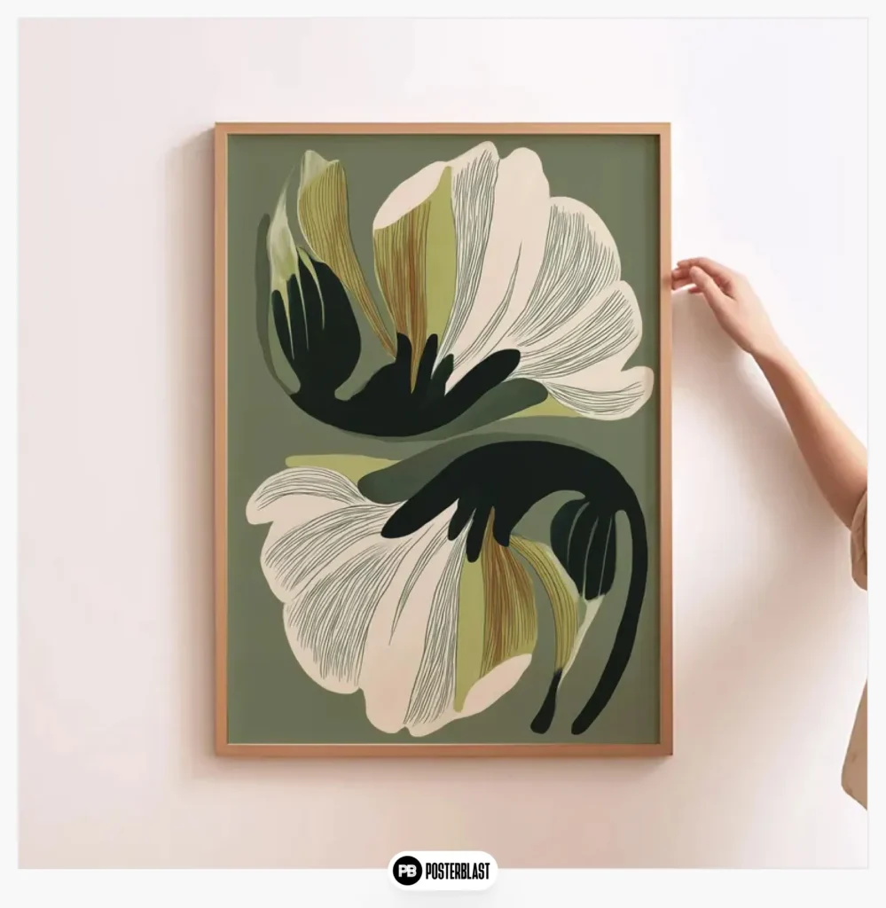 Modern botanical wall art