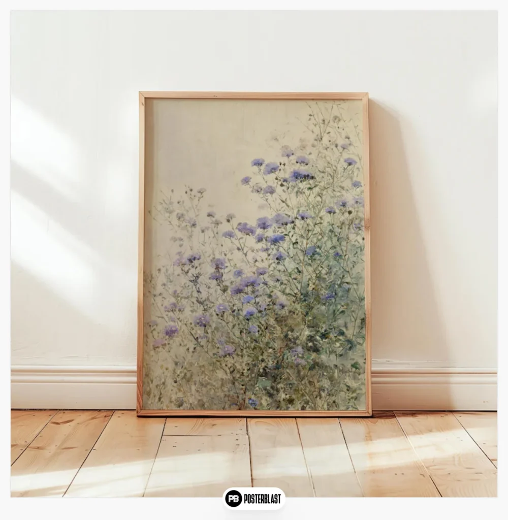 Vintage wildflower print