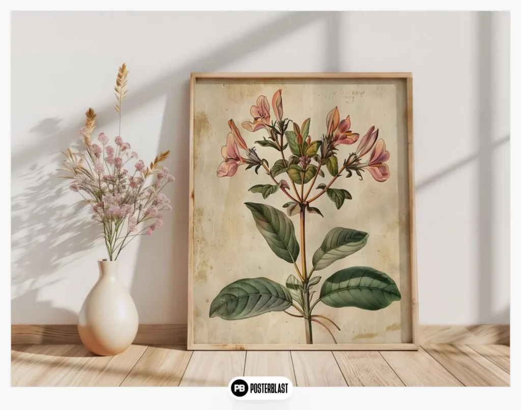 Vintage Botanical Flower Bundle