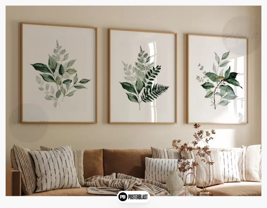 Green Leaves 3-Piece Set