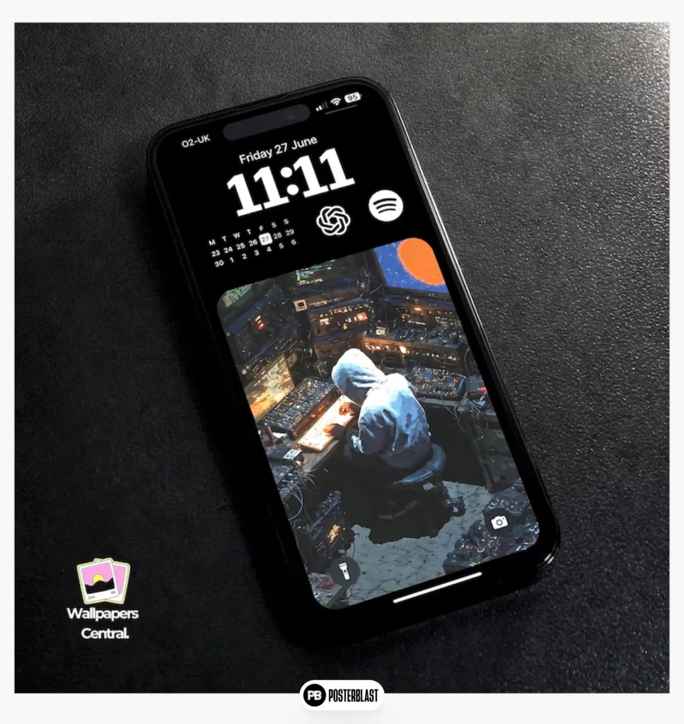 4K Tech Genius iPhone Wallpaper: AI Mobile Lock Screen