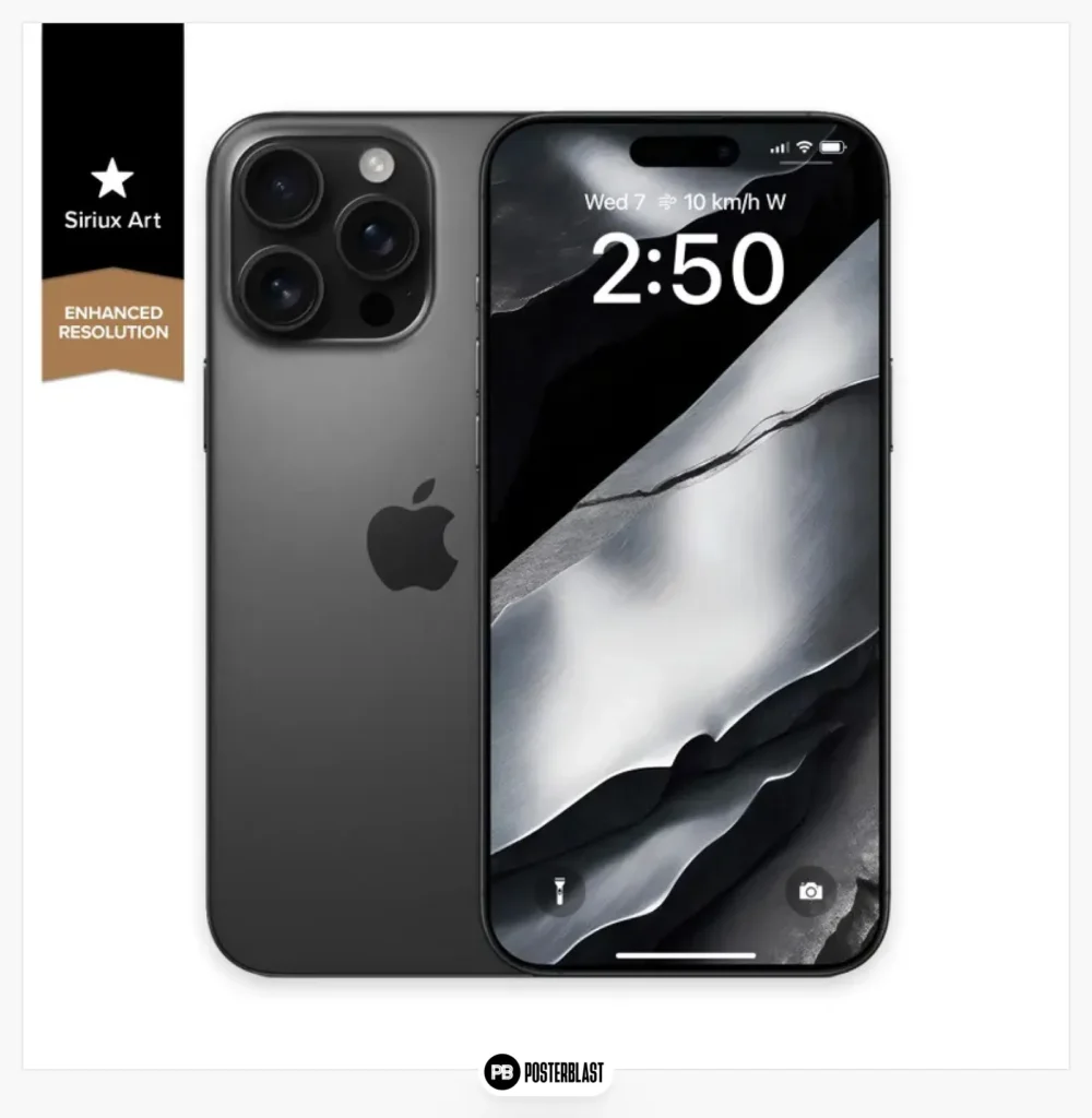 Black Titanium Raw Metal Phone Wallpaper