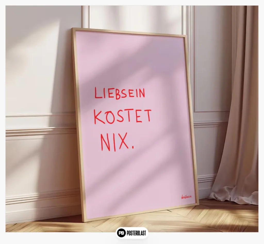 Kindness Typography Print: Retro Boho Wall Art