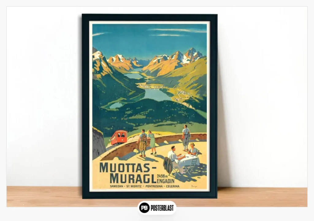 Muottas Muragl Engadin Switzerland