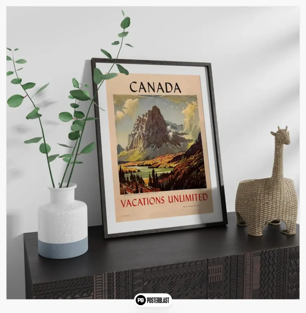 Canada Vintage Travel Poster