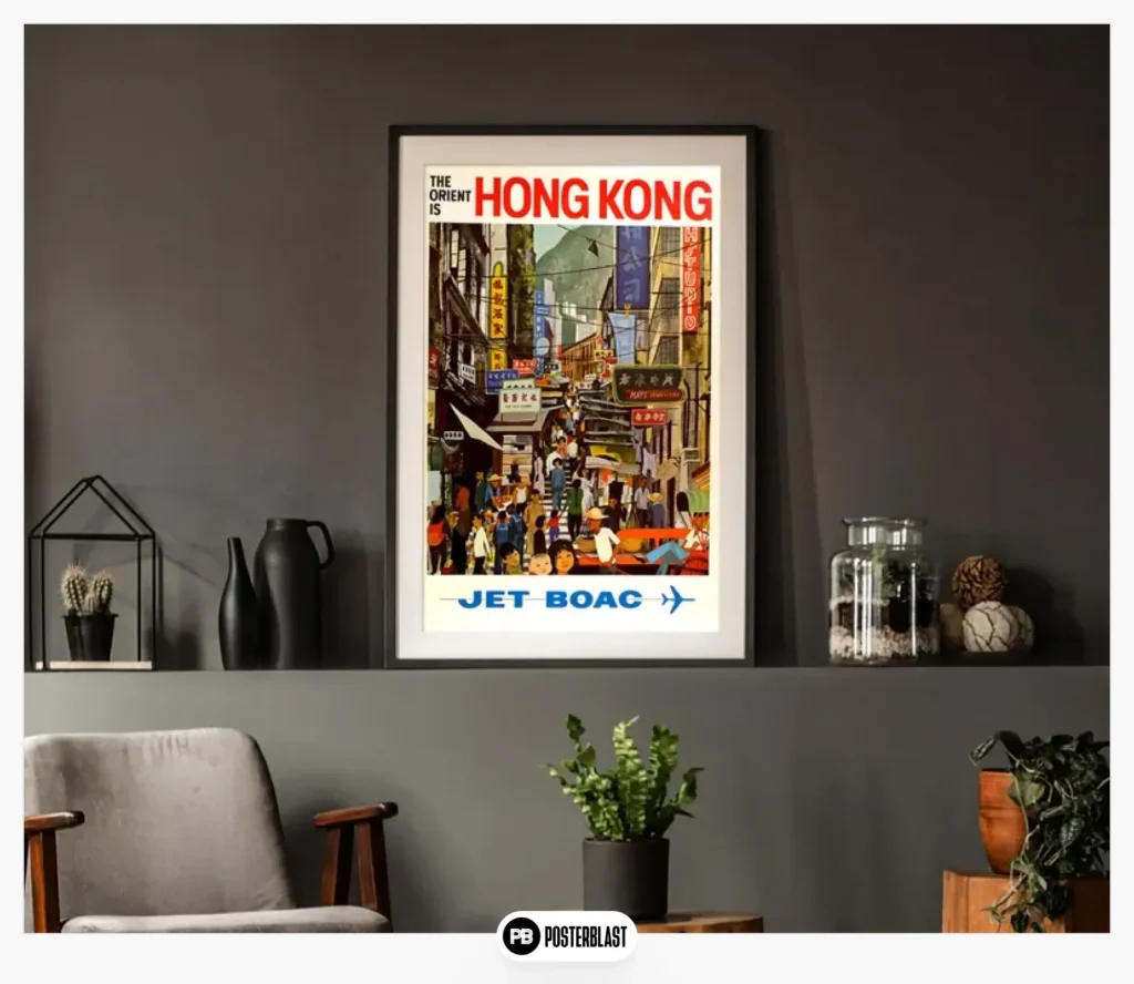 Vintage travel poster