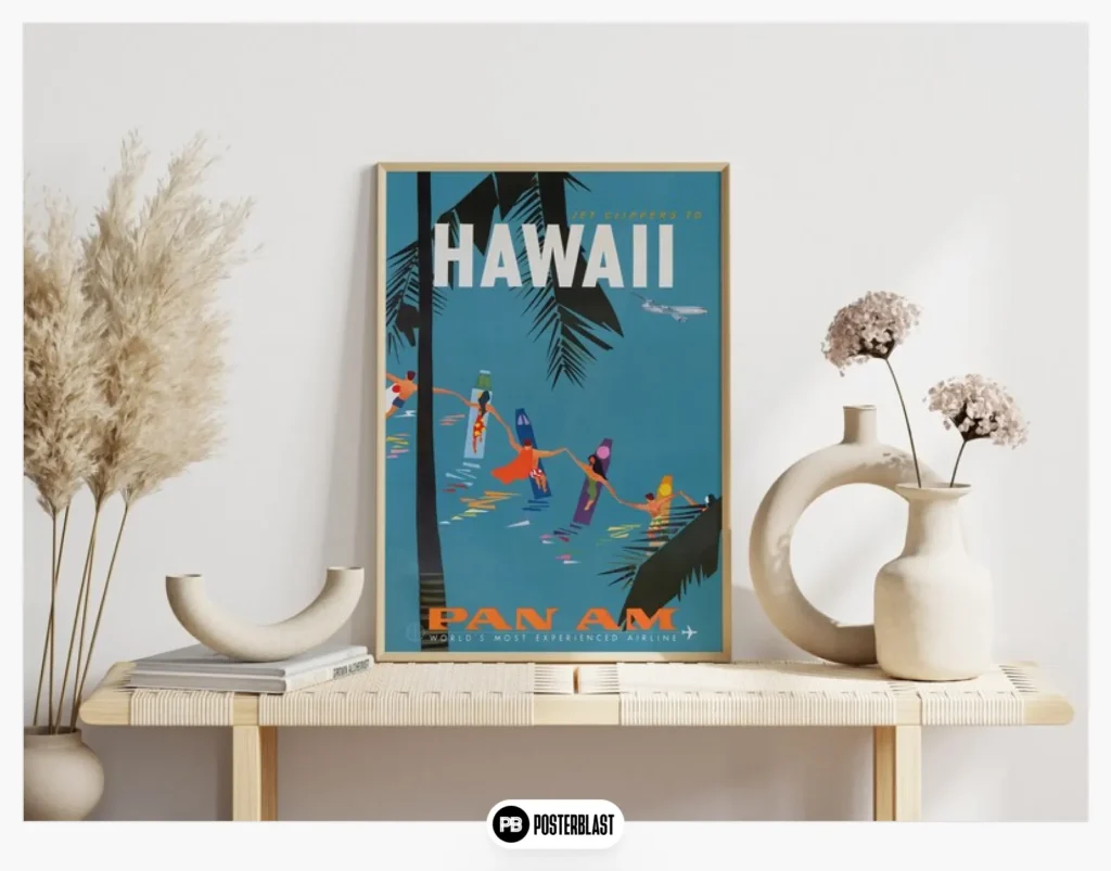 Surfers & Palm Trees