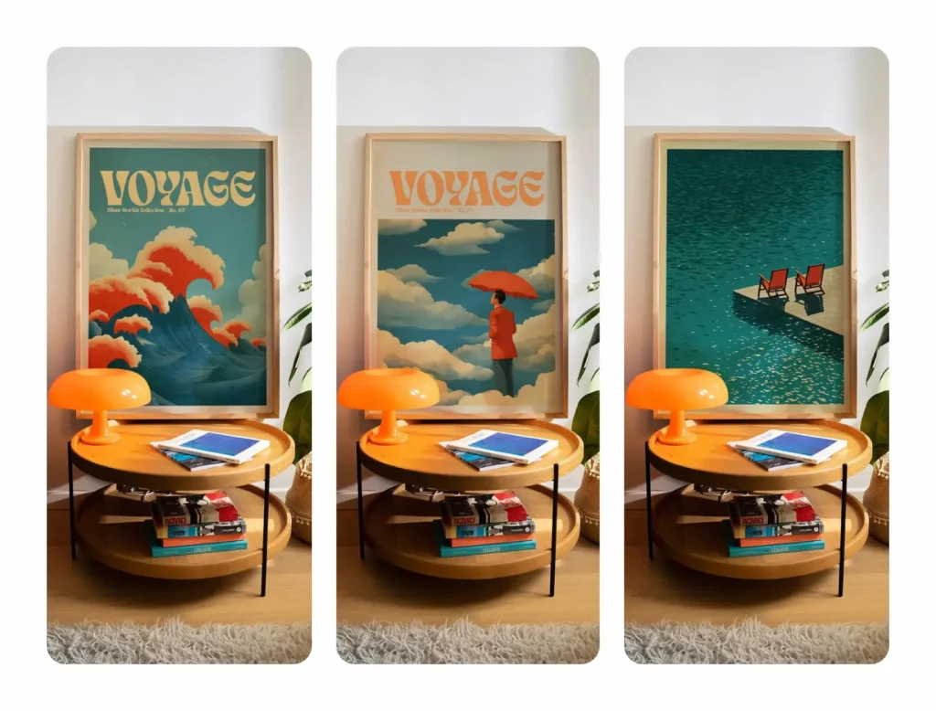 29 Mid-Century Modern Posters for Retro Charm
