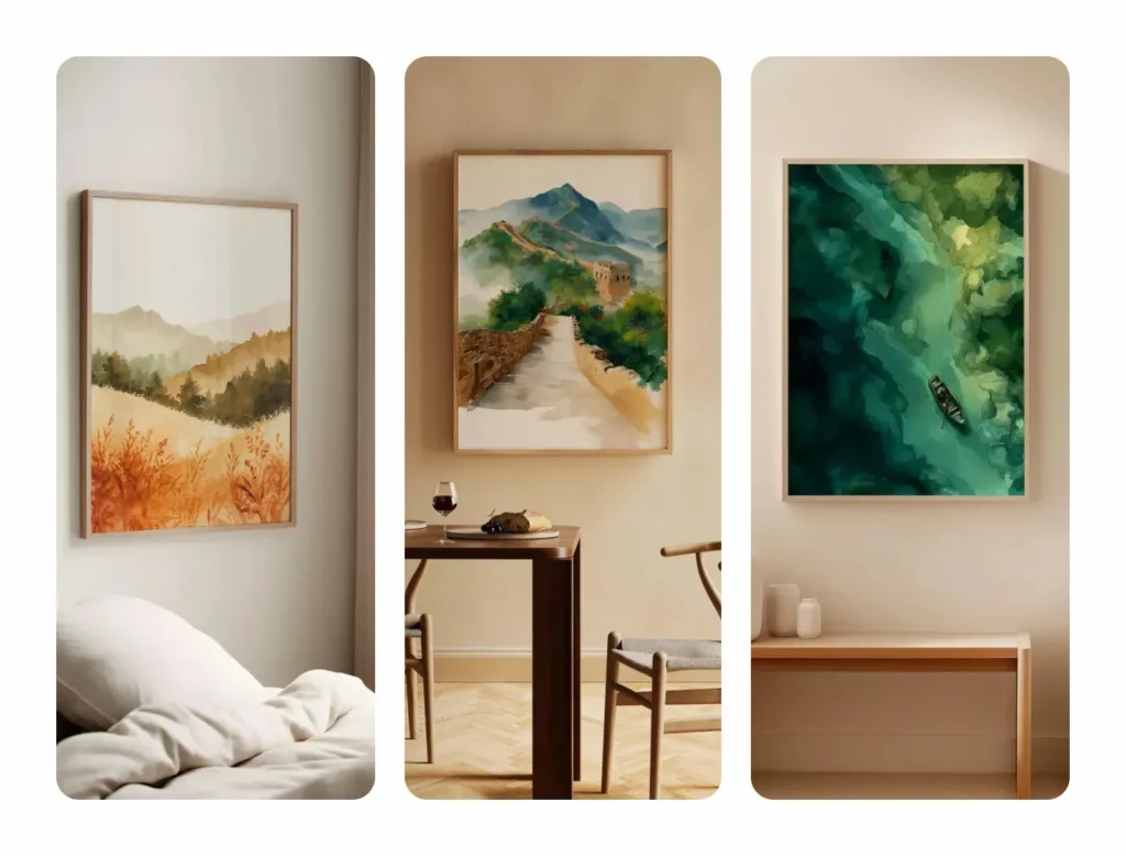 29 Watercolor Landscape Posters for Soft Decor