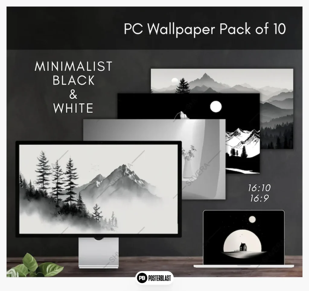 Minimalist Landscape Wallpaper Bundle