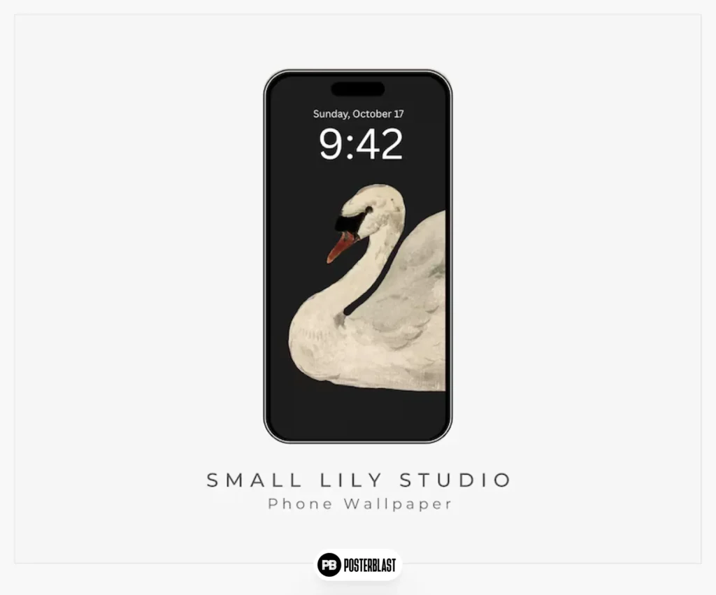 Minimalist Bird iPhone Wallpaper