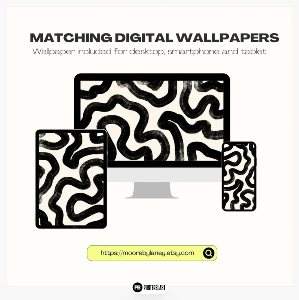 Black and White Line Art Wallpapers