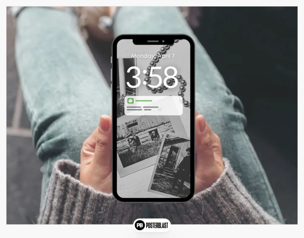 Polaroid Vintage Phone Background
