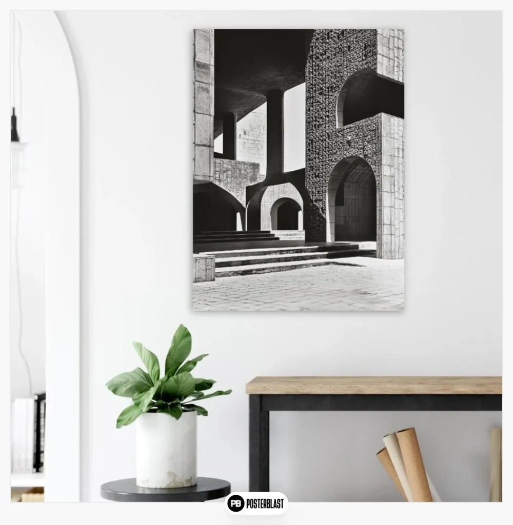 Premium Matte Paper Poster - Brutalist Architecture