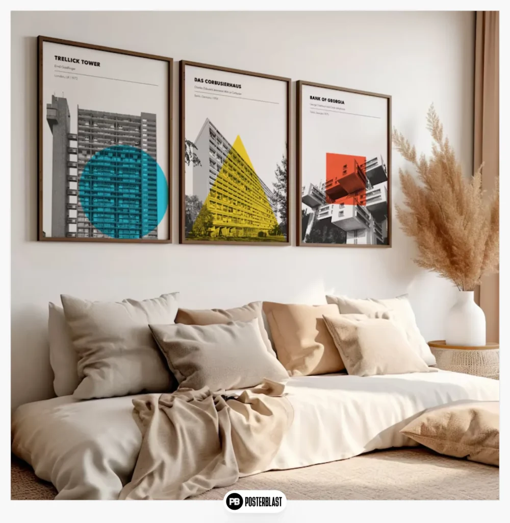 Bank of Georgia Poster: Brutalist Architecture Print