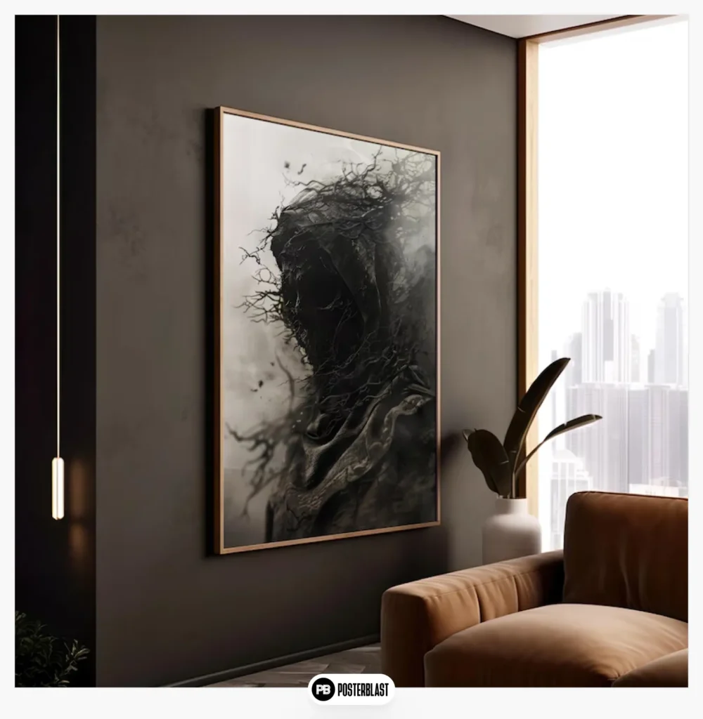 Cursed One Poster: Dark Gothic Art Print