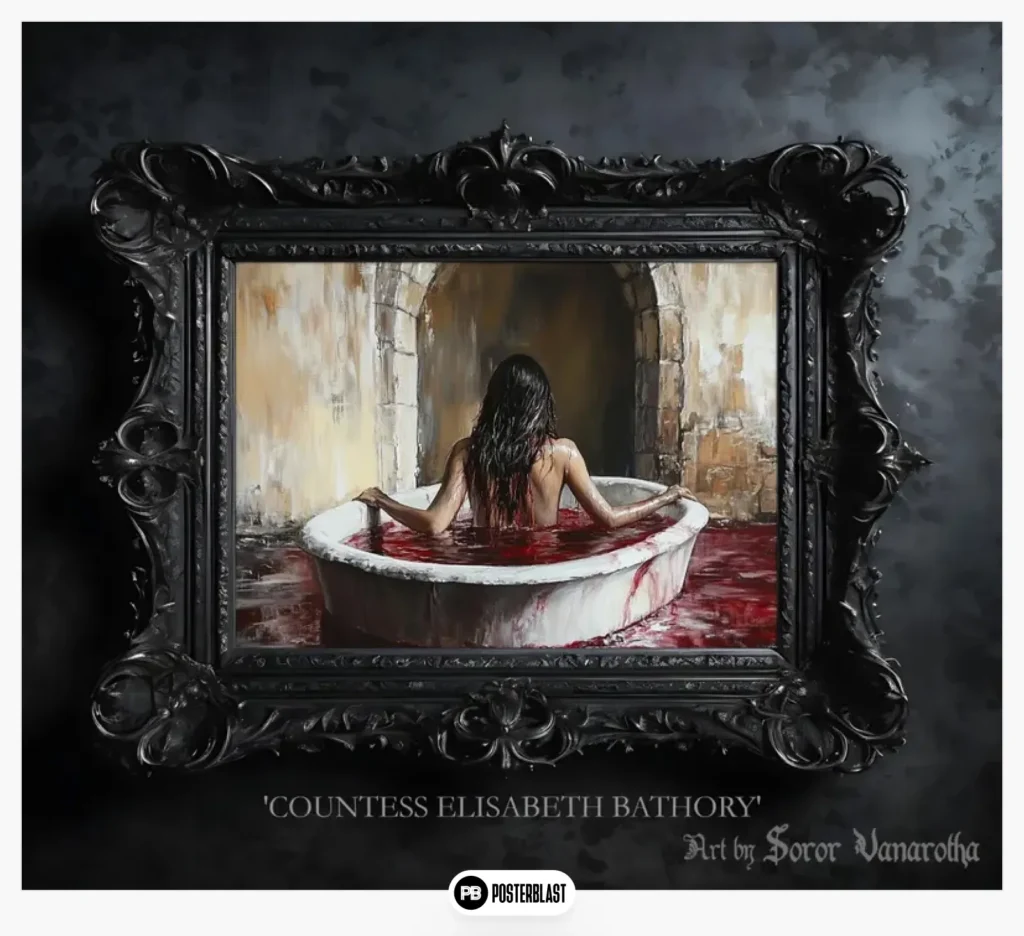 Countess Bathory Gothic Art Print