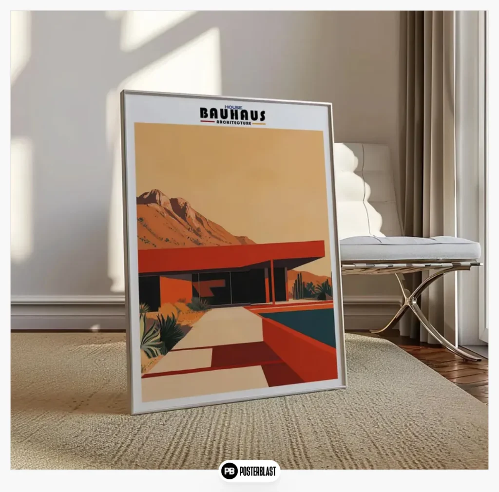 Bauhaus - Mid-Century Modern Architecture Art Print