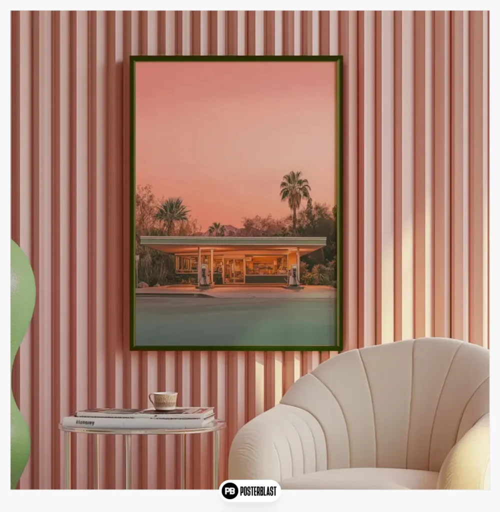  Mid-Century Modern Architecture Poster