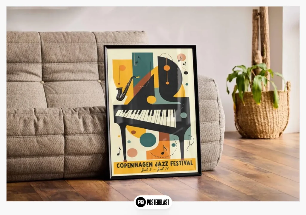 Abstract Copenhagen Jazz Festival Poster
