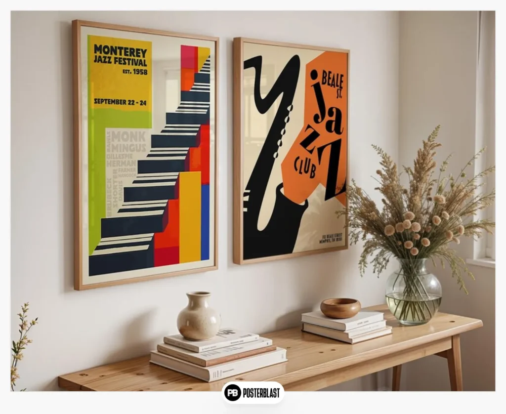 Retro Monterey Jazz Festival Poster