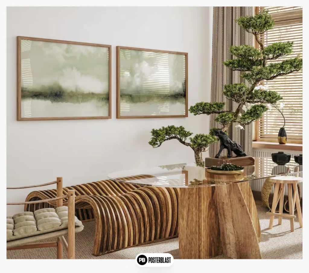 Moss Green Landscape 