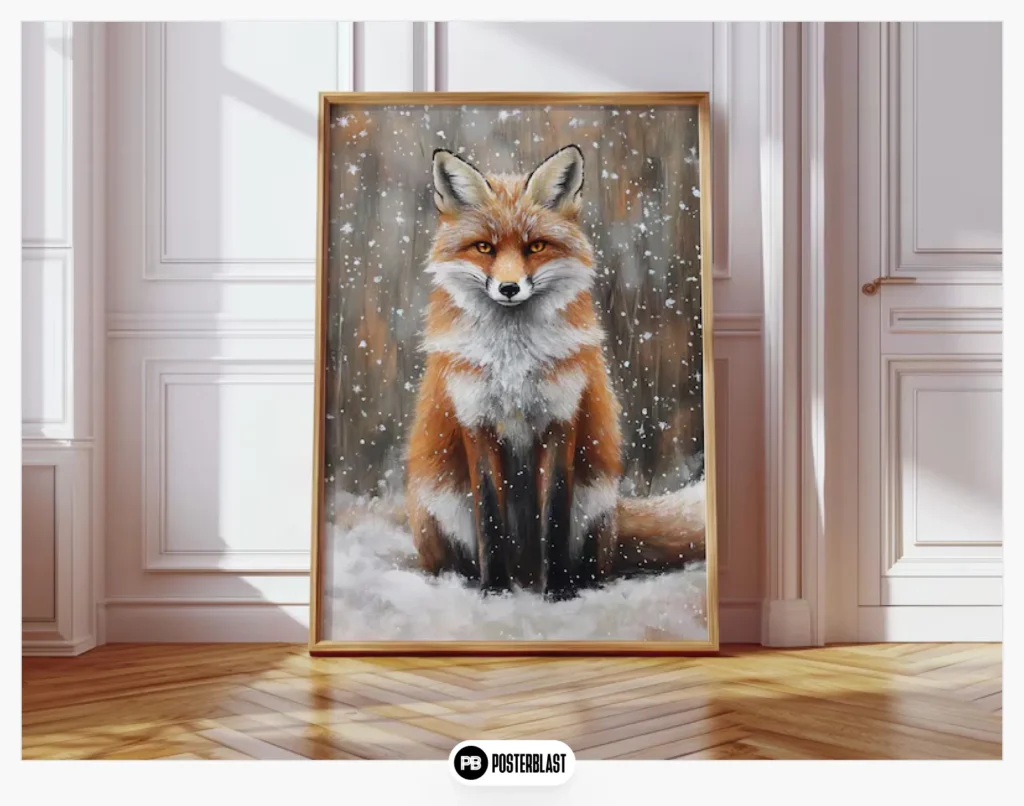 Rustic Woodland Animal Print