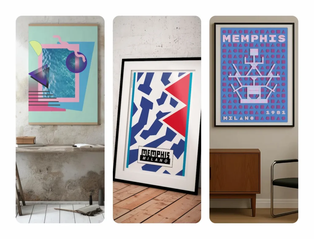 29 Memphis Design Posters for 80s Nostalgia