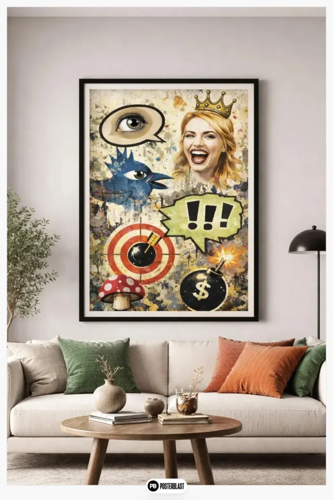 Abstract Collage Wall Art