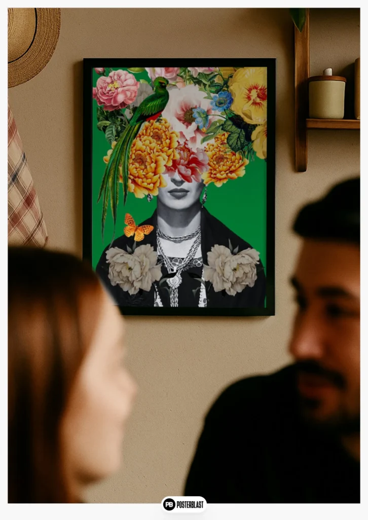 Frida Portrait Collage Art