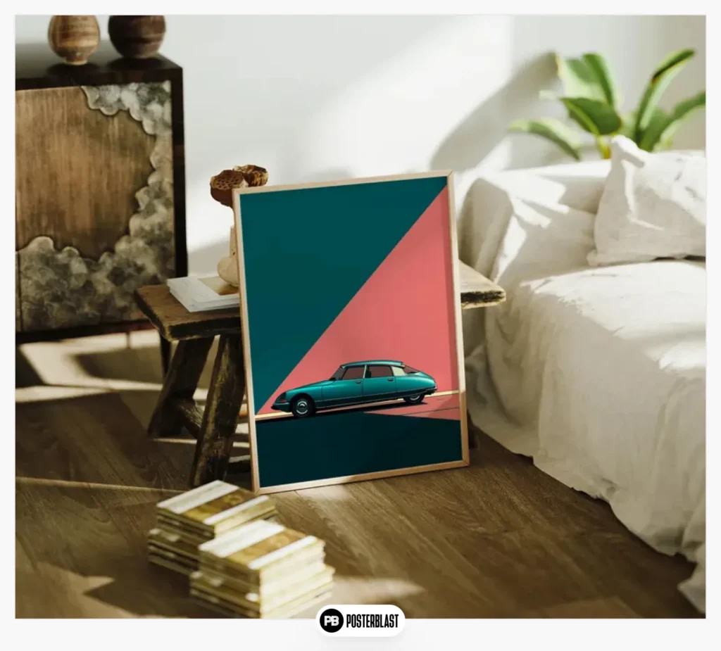 Retro Vaporwave Automotive Art 