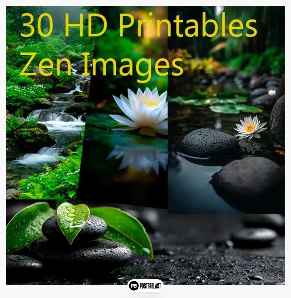 Zen art, nature wallpaper