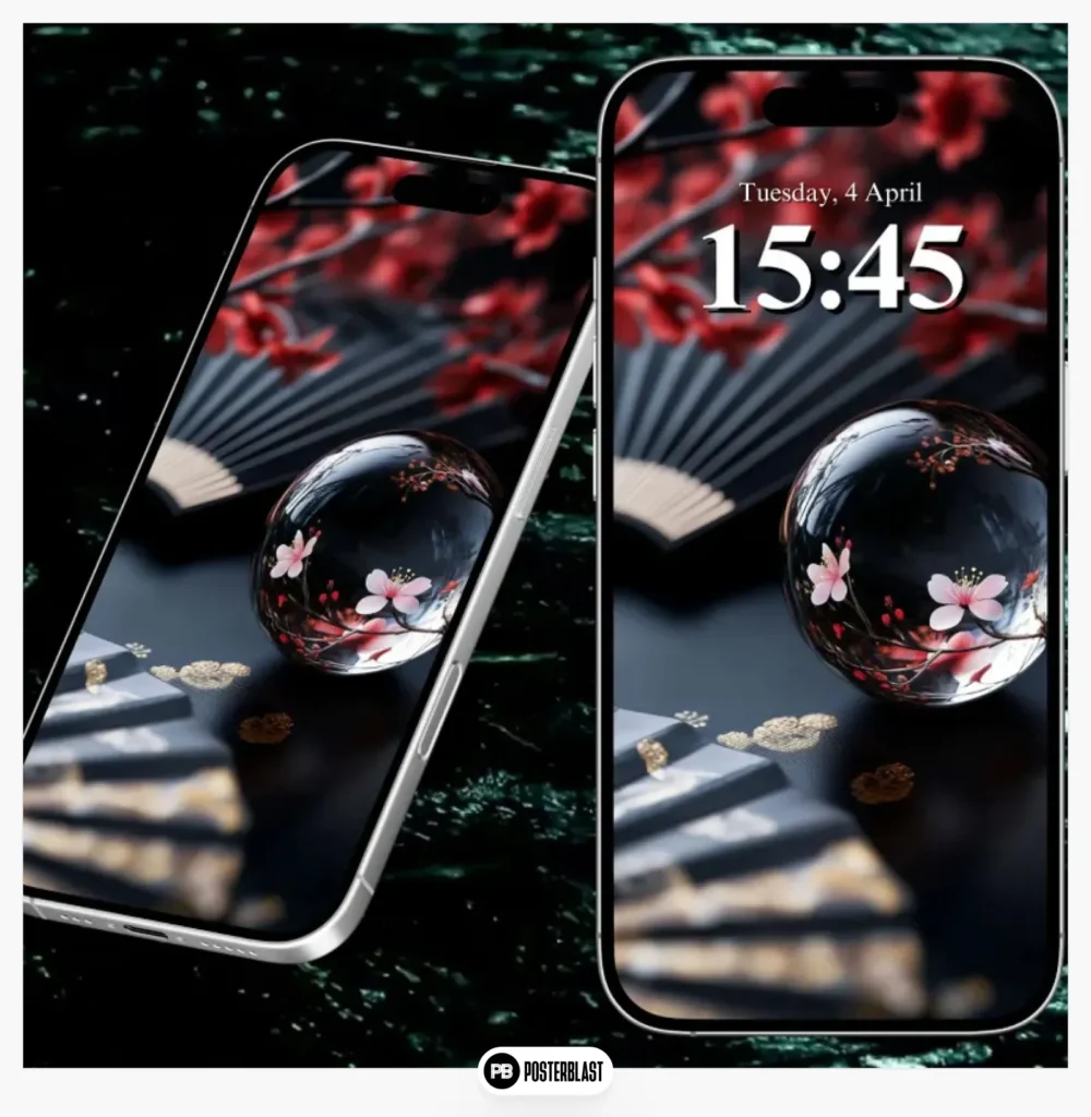 Minimalist Japanese Zen wallpaper for iPhone and Android