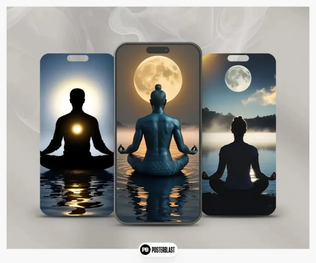 Calm meditation wallpapers for phone – Zen aesthetics and mindfulness 