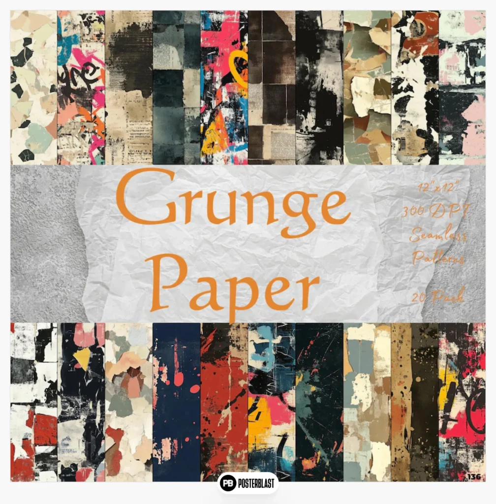 Seamless grunge patterns