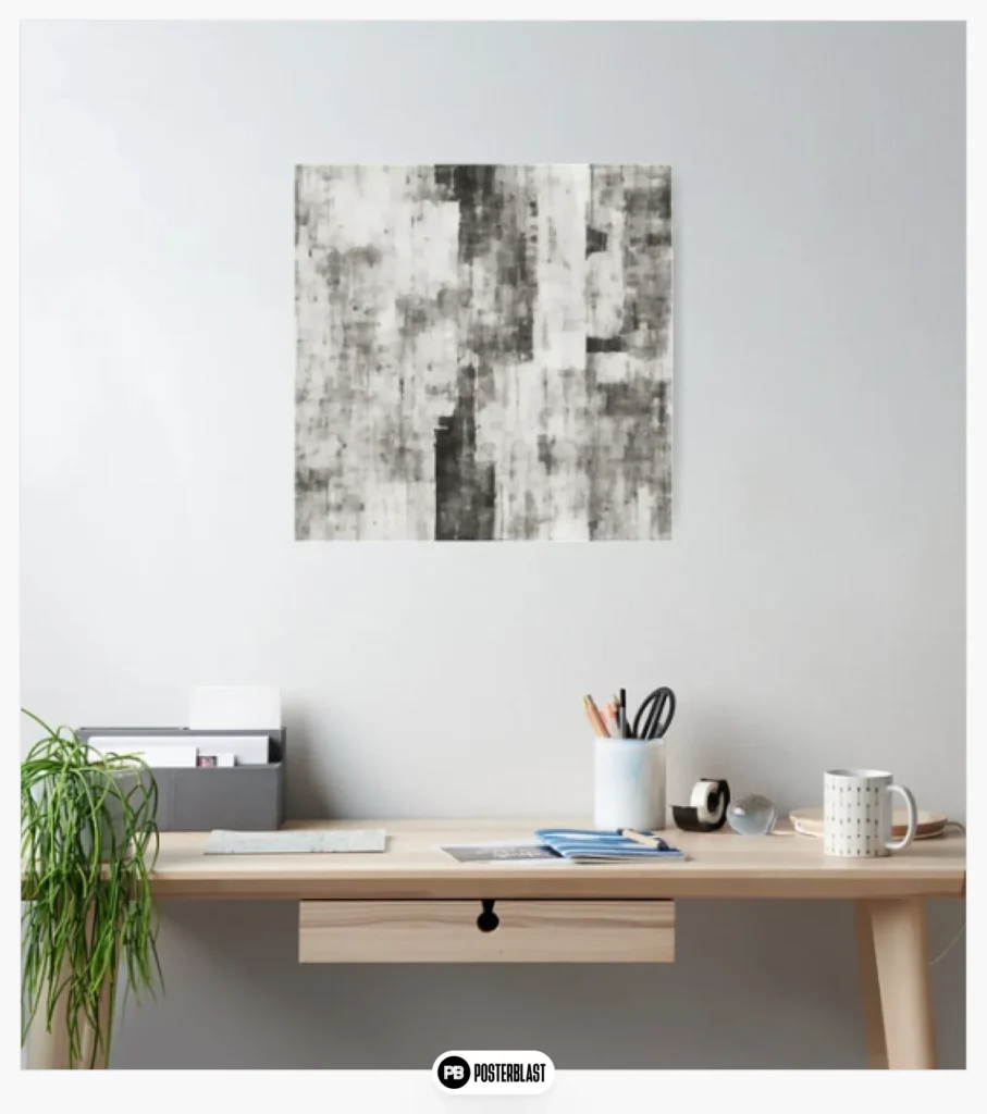 Grunge pattern, distressed textures Poster